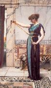John William Godward A Pompeian Lady Germany oil painting artist
